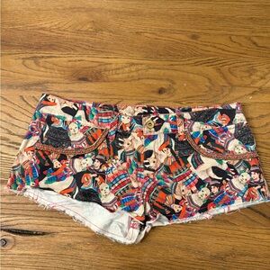Vintage Agua bendita , bendito Peru micro shorts